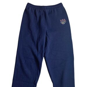 Vintage Hanes Activewear Adult Medium USA Olympics 36IS380 Navy Sweatpants